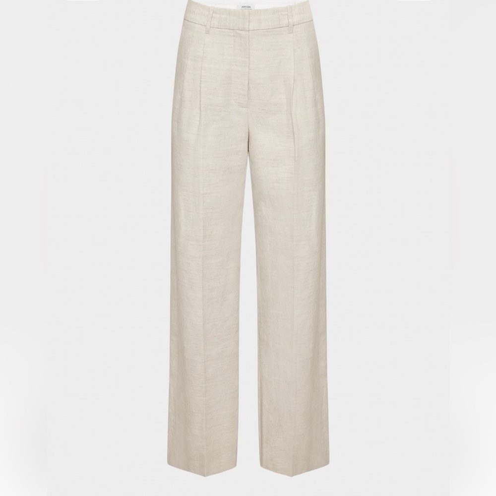 Aritzia effortless linen pant